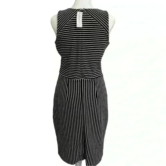 Banana Republic Factory Black White Striped Sheath Dress-NWT - Picture 2 of 8